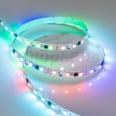 Лента SPI-B60-10mm 12V RGB-PX3 (14.4 W/m, IP20, 5060, 5m) (Arlight, Открытый, IP20)