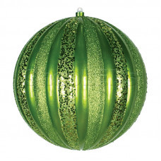 Елочная фигура Арбуз, 30 см, цвет зеленый