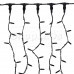 Гирлянда "Светодиодный Дождь" 2х6м, постоянное свечение, черный провод "КАУЧУК", 220В, диоды БЕЛЫЕ, SL237-165